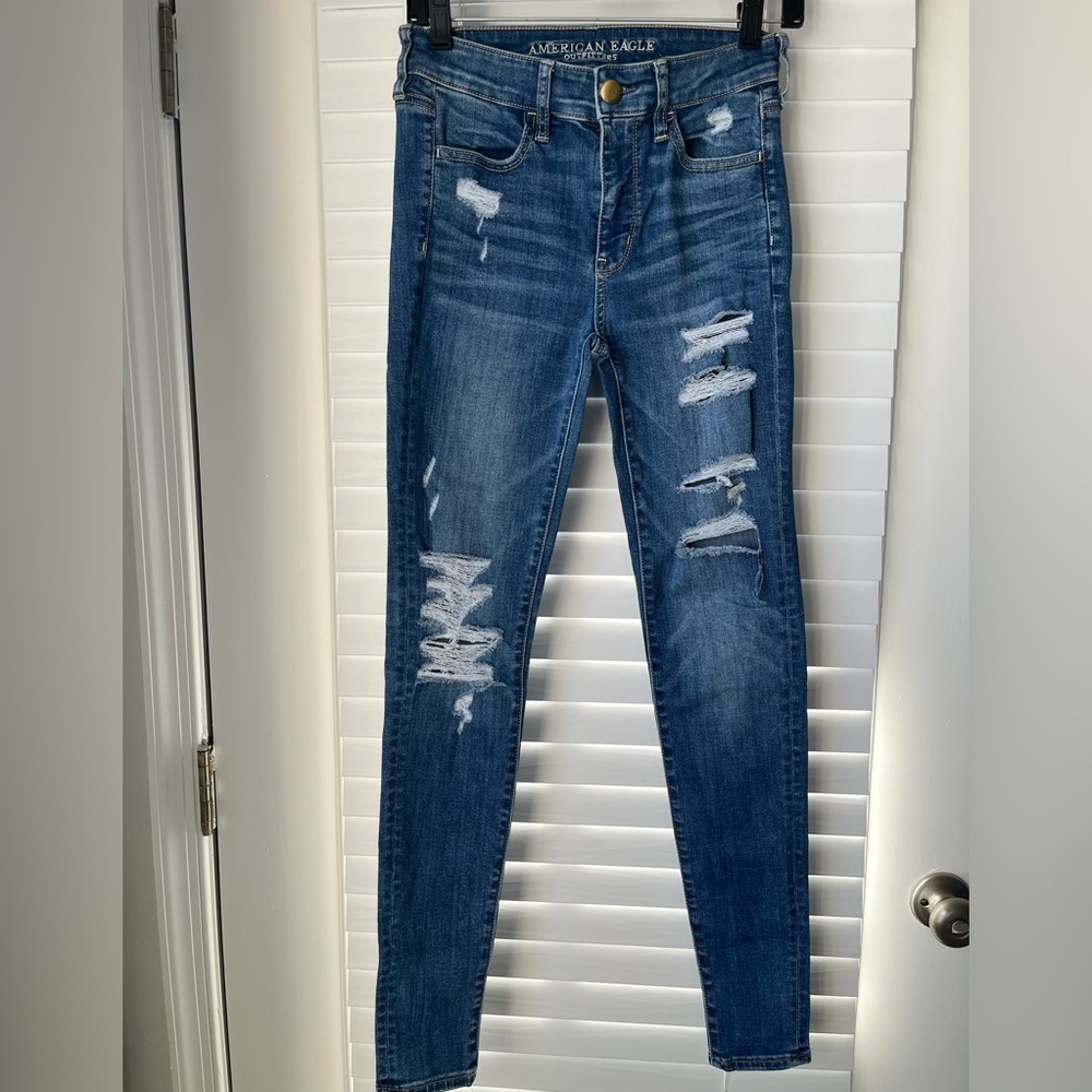 American Eagle Hi-Rise Jeggings Super Stretch